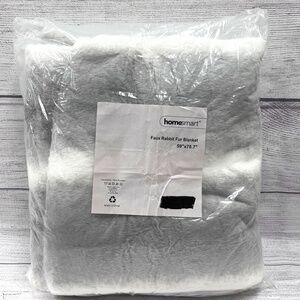 GREY STRIPE REVERSIBLE BLANKET